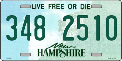 NH license plate 3482510
