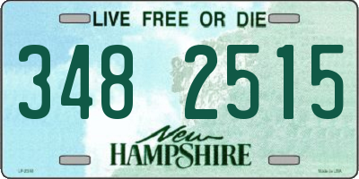 NH license plate 3482515