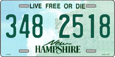 NH license plate 3482518