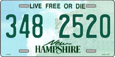 NH license plate 3482520