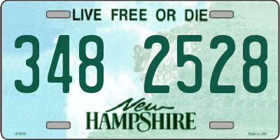NH license plate 3482528