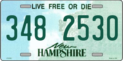 NH license plate 3482530