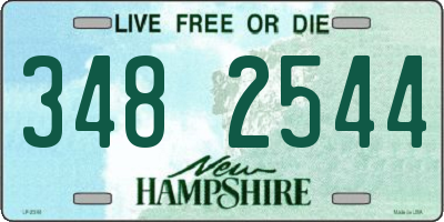 NH license plate 3482544