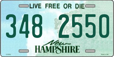 NH license plate 3482550