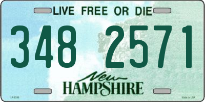 NH license plate 3482571