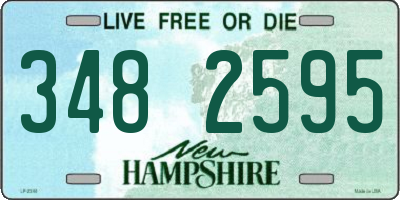 NH license plate 3482595