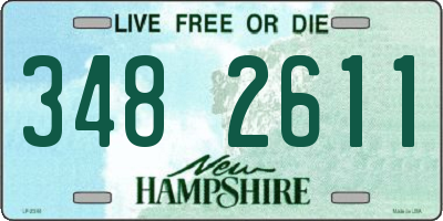 NH license plate 3482611