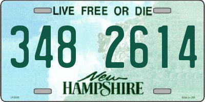 NH license plate 3482614
