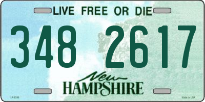 NH license plate 3482617
