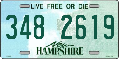 NH license plate 3482619