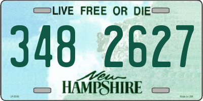 NH license plate 3482627