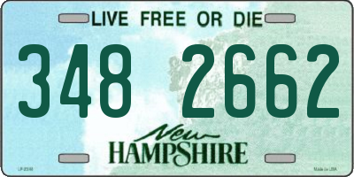 NH license plate 3482662