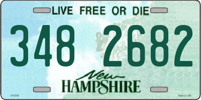 NH license plate 3482682