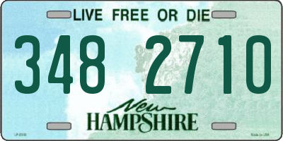 NH license plate 3482710