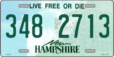 NH license plate 3482713