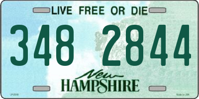 NH license plate 3482844