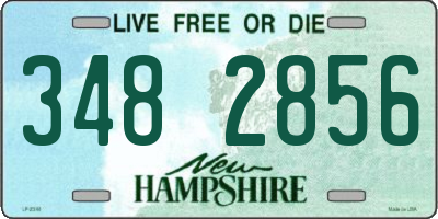 NH license plate 3482856