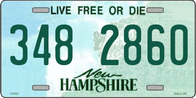 NH license plate 3482860