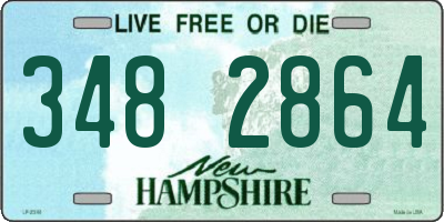 NH license plate 3482864