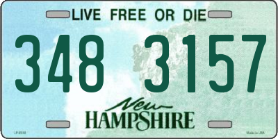 NH license plate 3483157