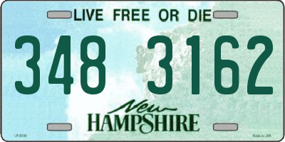 NH license plate 3483162