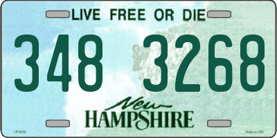 NH license plate 3483268