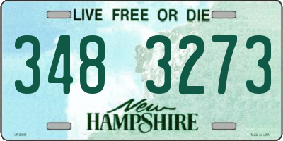 NH license plate 3483273