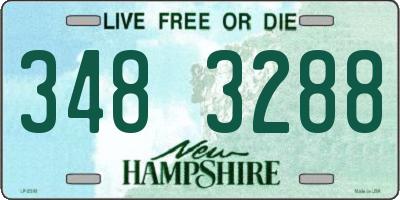 NH license plate 3483288