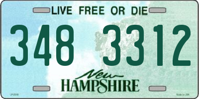 NH license plate 3483312