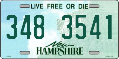 NH license plate 3483541