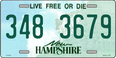 NH license plate 3483679