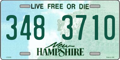 NH license plate 3483710
