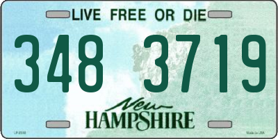 NH license plate 3483719