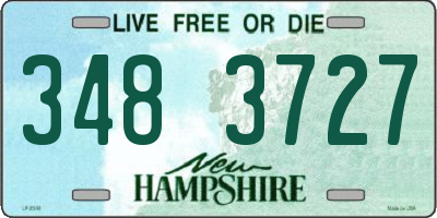 NH license plate 3483727
