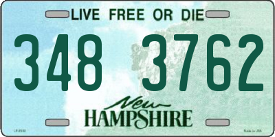 NH license plate 3483762