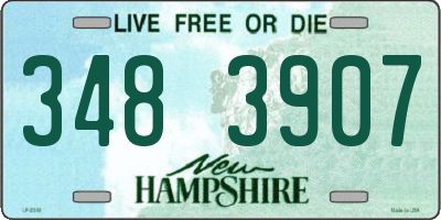 NH license plate 3483907