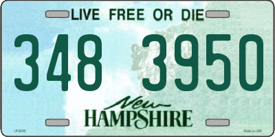 NH license plate 3483950