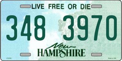 NH license plate 3483970