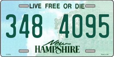 NH license plate 3484095