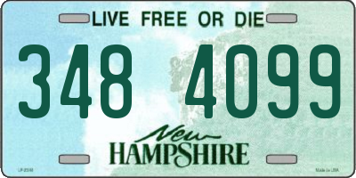 NH license plate 3484099