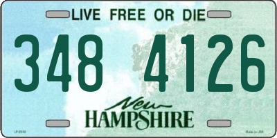 NH license plate 3484126