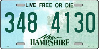 NH license plate 3484130