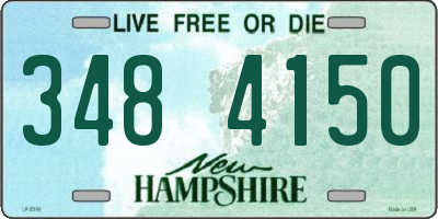 NH license plate 3484150