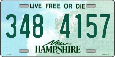 NH license plate 3484157