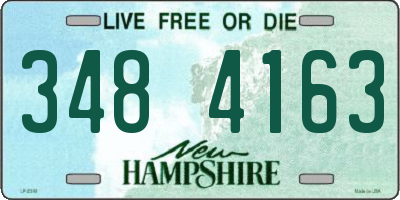NH license plate 3484163