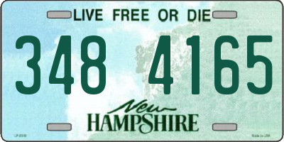 NH license plate 3484165