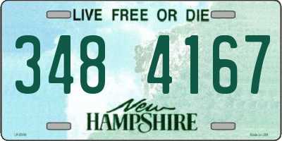 NH license plate 3484167