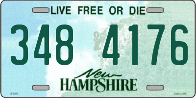 NH license plate 3484176
