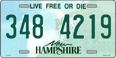 NH license plate 3484219