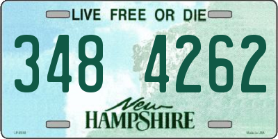 NH license plate 3484262
